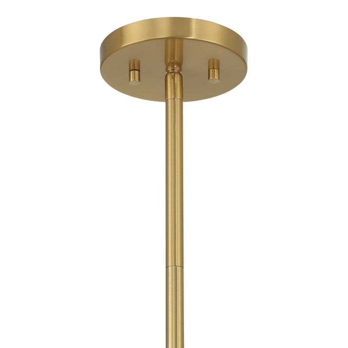 Savoy House - 1-1466-6-322 - Six Light Chandelier - Espacio - Warm Brass