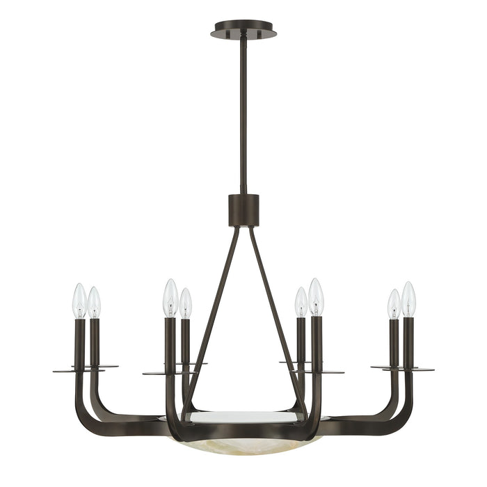 Savoy House - 1-1487-9-15 - Nine Light Chandelier - Salford - Mediterranean Bronze