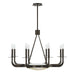 Savoy House - 1-1487-9-15 - Nine Light Chandelier - Salford - Mediterranean Bronze