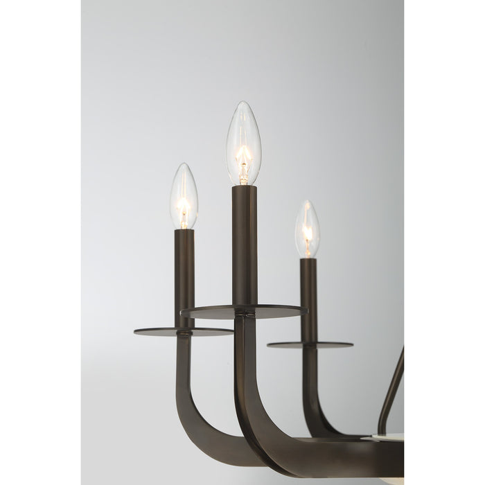 Savoy House - 1-1487-9-15 - Nine Light Chandelier - Salford - Mediterranean Bronze