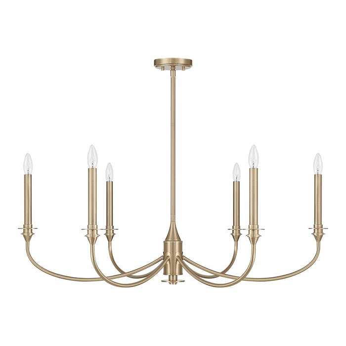 Savoy House - 1-1500-6-127 - Six Light Chandelier - Coventry - Noble Brass