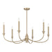 Savoy House - 1-1500-6-127 - Six Light Chandelier - Coventry - Noble Brass