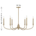 Savoy House - 1-1500-6-127 - Six Light Chandelier - Coventry - Noble Brass
