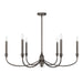 Savoy House - 1-1500-6-15 - Six Light Chandelier - Coventry - Mediterranean Bronze