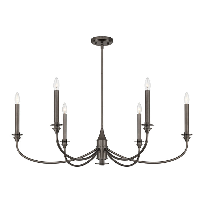 Savoy House - 1-1500-6-15 - Six Light Chandelier - Coventry - Mediterranean Bronze