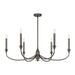 Savoy House - 1-1500-6-15 - Six Light Chandelier - Coventry - Mediterranean Bronze