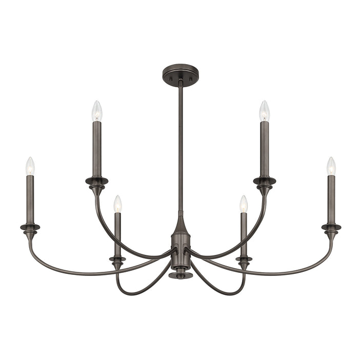 Savoy House - 1-1500-6-15 - Six Light Chandelier - Coventry - Mediterranean Bronze