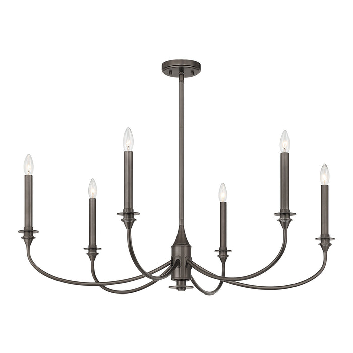 Savoy House - 1-1500-6-15 - Six Light Chandelier - Coventry - Mediterranean Bronze