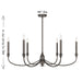 Savoy House - 1-1500-6-15 - Six Light Chandelier - Coventry - Mediterranean Bronze