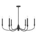 Savoy House - 1-1500-6-89 - Six Light Chandelier - Coventry - Matte Black