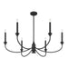 Savoy House - 1-1500-6-89 - Six Light Chandelier - Coventry - Matte Black