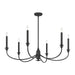 Savoy House - 1-1500-6-89 - Six Light Chandelier - Coventry - Matte Black