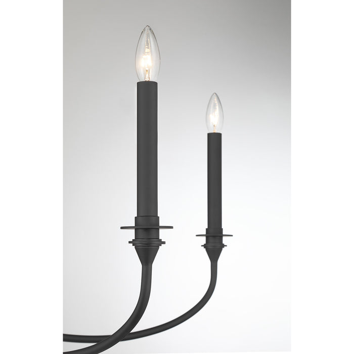 Savoy House - 1-1500-6-89 - Six Light Chandelier - Coventry - Matte Black