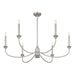 Savoy House - 1-1500-6-SN - Six Light Chandelier - Coventry - Satin Nickel