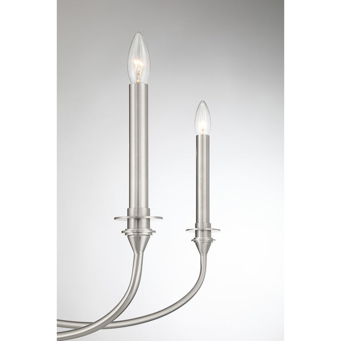 Savoy House - 1-1500-6-SN - Six Light Chandelier - Coventry - Satin Nickel