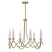 Savoy House - 1-1798-6-127 - LED Chandelier - Sofia - Noble Brass