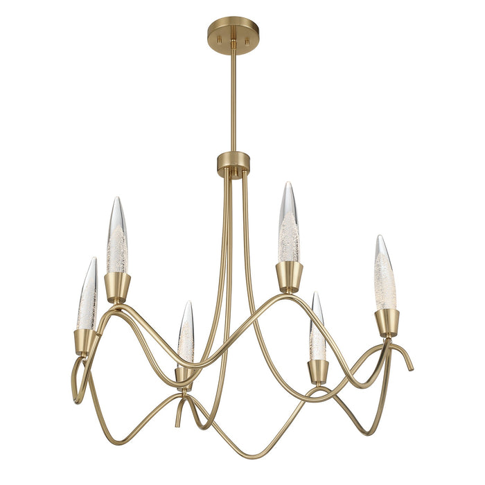 Savoy House - 1-1798-6-127 - LED Chandelier - Sofia - Noble Brass