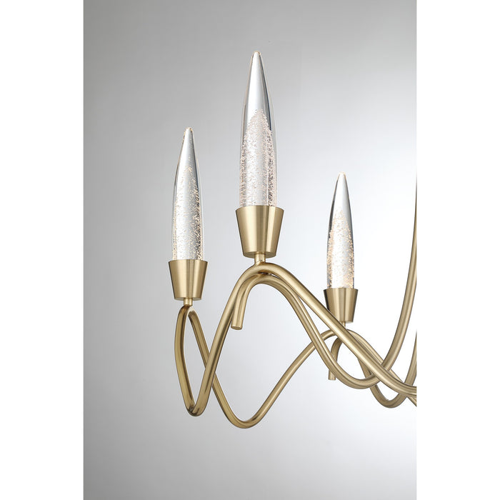 Savoy House - 1-1798-6-127 - LED Chandelier - Sofia - Noble Brass