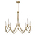 Savoy House - 1-1799-8-127 - LED Chandelier - Sofia - Noble Brass