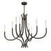 Savoy House - 1-1900-8-15 - LED Chandelier - Bradford - Mediterranean Bronze