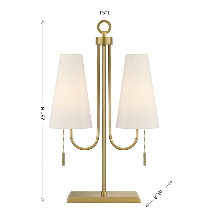 Savoy House - 11-DF10 - Two Light Table Lamp - Wilkes
