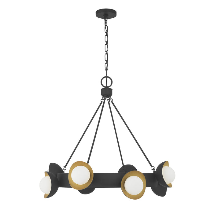 Savoy House - 1-2411-8-343 - LED Chandelier - Pierson - Black Cashmere/True Gold