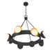 Savoy House - 1-2411-8-343 - LED Chandelier - Pierson - Black Cashmere/True Gold