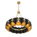 Savoy House - 1-2414-16-343 - LED Chandelier - Pelham - Black Cashmere/True Gold