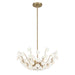 Savoy House - 1-2500-4-127 - Four Light Chandelier - Flores - Noble Brass