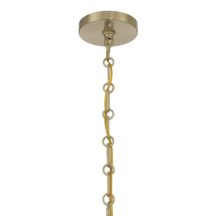 Savoy House - 1-2511-6-127 - Six Light Chandelier - Crescent - Noble Brass