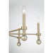 Savoy House - 1-2511-6-127 - Six Light Chandelier - Crescent - Noble Brass