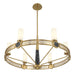Savoy House - 1-2914-6-322 - Six Light Chandelier - Farrell - Warm Brass