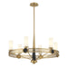 Savoy House - 1-2914-6-322 - Six Light Chandelier - Farrell - Warm Brass