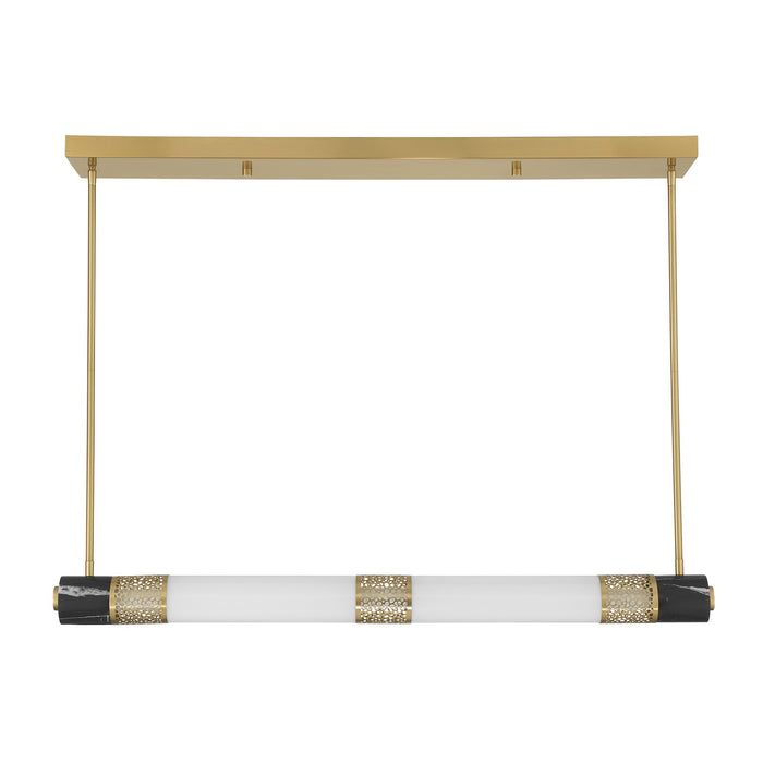 Savoy House - 1-2917-1-322 - LED Linear Chandelier - Farrell - Warm Brass