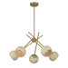 Savoy House - 1-2968-5-322 - Five Light Chandelier - Jasper - Warm Brass
