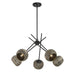 Savoy House - 1-2968-5-89 - Five Light Chandelier - Jasper - Matte Black