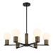 Savoy House - 1-4080-6-89 - Six Light Chandelier - Jarrell - Matte Black