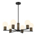 Savoy House - 1-4080-6-89 - Six Light Chandelier - Jarrell - Matte Black