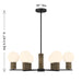 Savoy House - 1-4080-6-89 - Six Light Chandelier - Jarrell - Matte Black