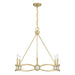 Savoy House - 1-4101-6-328 - Six Light Chandelier - Minette - Spun Gold