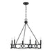 Savoy House - 1-4101-6-89 - Six Light Chandelier - Minette - Matte Black