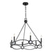 Savoy House - 1-4101-6-89 - Six Light Chandelier - Minette - Matte Black