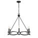 Savoy House - 1-4101-6-89 - Six Light Chandelier - Minette - Matte Black