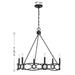 Savoy House - 1-4101-6-89 - Six Light Chandelier - Minette - Matte Black