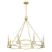 Savoy House - 1-4102-8-328 - Eight Light Chandelier - Minette - Spun Gold