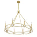 Savoy House - 1-4102-8-328 - Eight Light Chandelier - Minette - Spun Gold