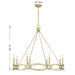 Savoy House - 1-4102-8-328 - Eight Light Chandelier - Minette - Spun Gold
