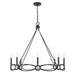 Savoy House - 1-4102-8-89 - Eight Light Chandelier - Minette - Matte Black
