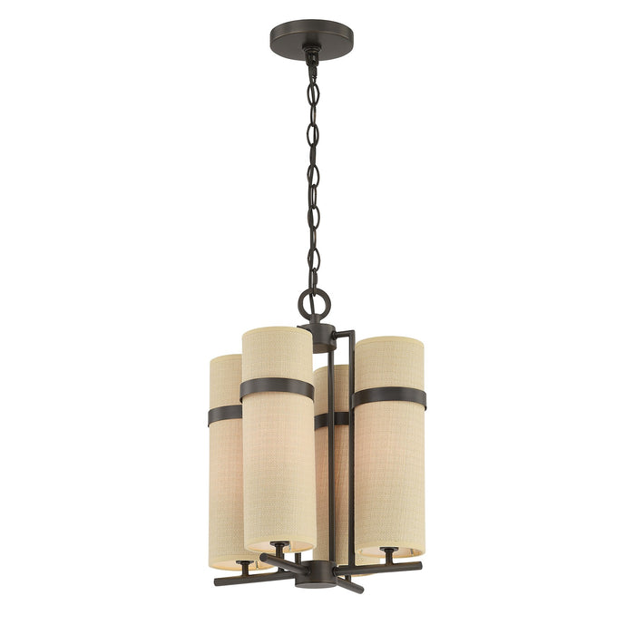 Savoy House - 1-4561-4-15 - Four Light Chandelier - Weston - Mediterranean Bronze