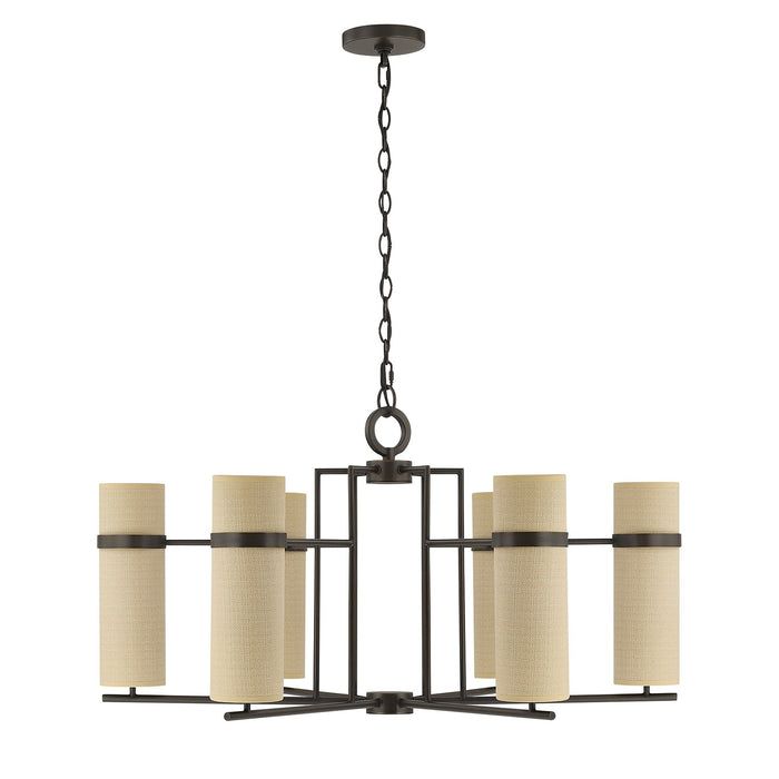 Savoy House - 1-4562-6-15 - Six Light Chandelier - Weston - Mediterranean Bronze